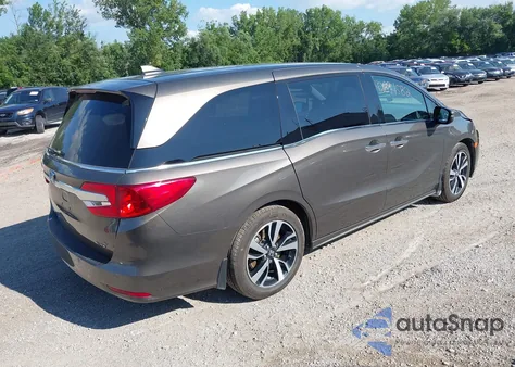 2018 Honda Odyssey Elite из США, поврежденный, VIN 5FNRL6H91JB090931